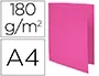 Exacompta Subcarpeta de Cartulina Reciclada Certificada Blue Angel, DIN A4, 170 g/m², Color Fucsia