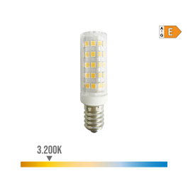 EDM Bombilla tubular LED E14 6,5W 800lm 3200K luz cálida
