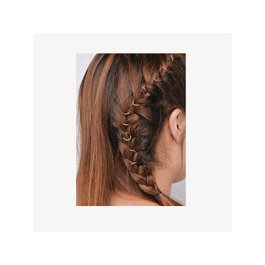 Bifull Anillas Decorativas para el Cabello 10 Unidades