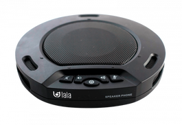 Laia t-Pod Wifi Micrófono y Altavoz USB WiFi 3 Micros Omni-direccionales Negro para Salas de Reuniones 10m