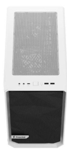 Fractal Design Caja Torre Meshify 2 Nano Blanca TG Tint FD-C-MES2N-02 ITX Mini ITX Mini-DTX