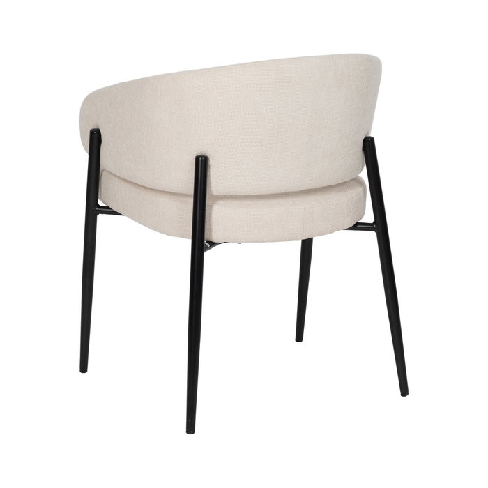 Ixia Silla Blanco Tejido-Metal Contract Ixia Silla Blanco Tejido-Metal Contract