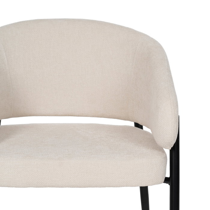 Ixia Silla Blanco Tejido-Metal Contract Ixia Silla Blanco Tejido-Metal Contract