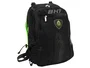 KeepOut BK7G Mochila Gaming para Portátil 15.6", Negro y Verde, Nylon, Compartimento Acolchado, Soporte para Botellas