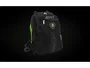KeepOut BK7G Mochila Gaming para Portátil 15.6", Negro y Verde, Nylon, Compartimento Acolchado, Soporte para Botellas