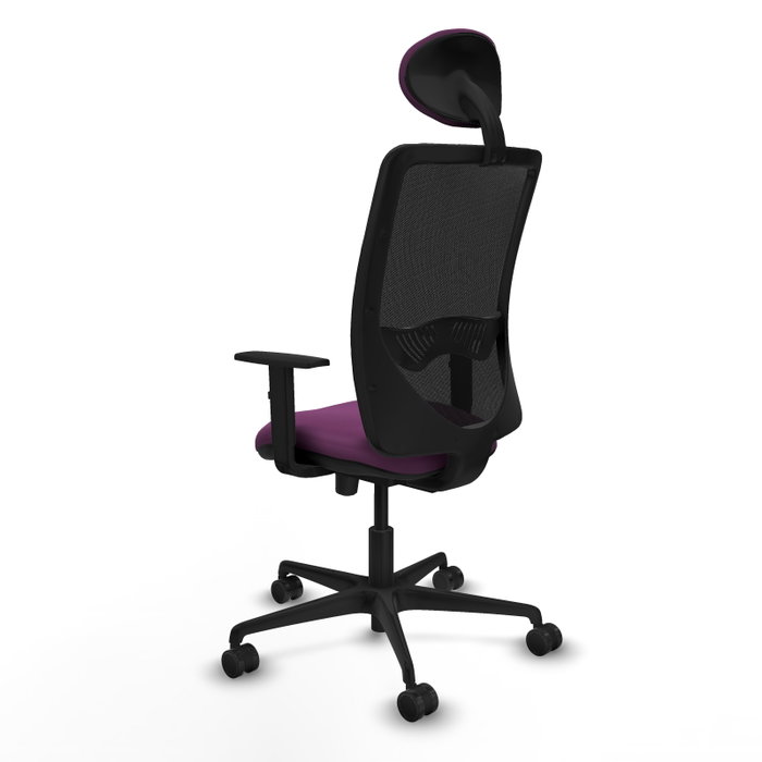PIQUERAS Y CRESPO Silla de oficina Zulema con mecanismo Sincro/Traslack, Morado y Negro PIQUERAS Y CRESPO Silla de oficina Zulema con mecanismo Sincro/Traslack, Morado y Negro