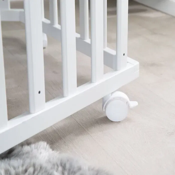 Roba Parque Infantil Hexagonal ROB4005317286730 FOX & BUNNY Ajustable con Ruedas Lacado Blanco Desde Nacimiento hasta 15 kg Roba Parque Infantil Hexagonal ROB4005317286730 FOX & BUNNY Ajustable con Ruedas Lacado Blanco Desde Nacimiento hasta 15 kg