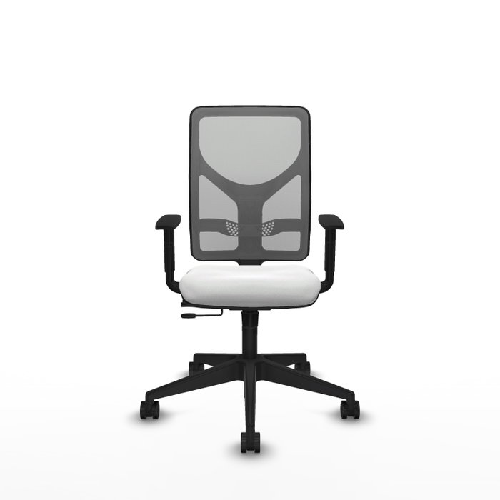 PIQUERAS Y CRESPO Silla de oficina Motilla Sincro/Traslack Blanco/Gris