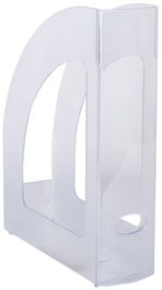 Revistero Plastico 80Mm Transparente Cristal