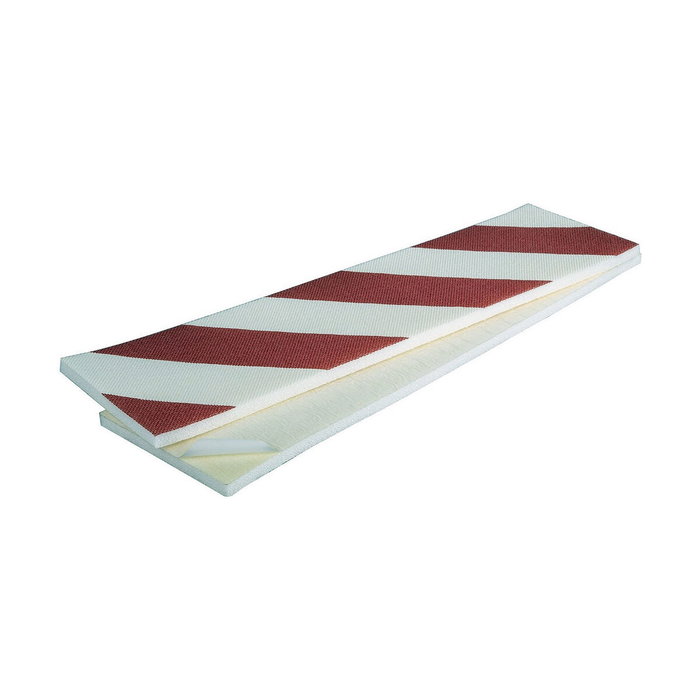 Geko Panel autoadhesivo anti golpes, 2 uds, Blanco / rojo