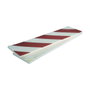 Geko Panel autoadhesivo anti golpes, 2 uds, Blanco / rojo