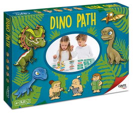 Cayro Juego Dino Path ¡sé el más rápido en llegar a la cueva! 25x25x5 cm
