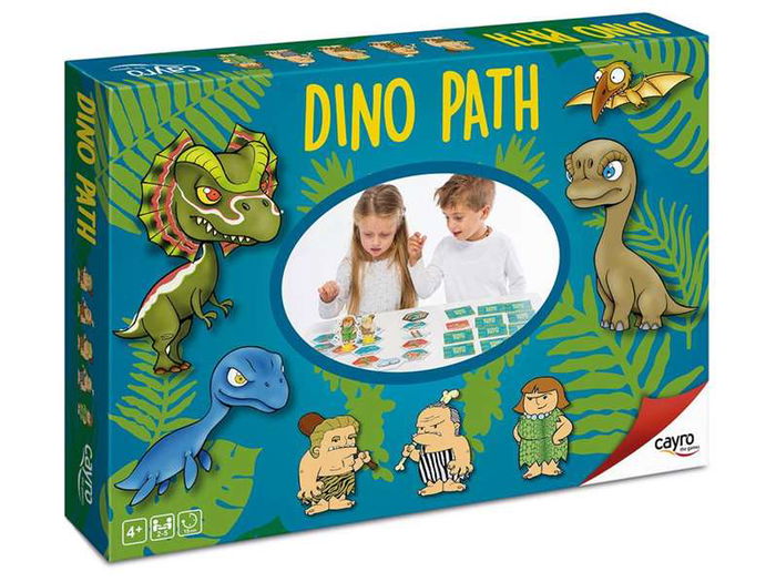 Cayro Juego Dino Path ¡sé el más rápido en llegar a la cueva! 25x25x5 cm