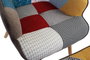 DKD Home Decor Set de 2 Sillones de Lino y Hevea