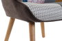 DKD Home Decor Set de 2 Sillones de Lino y Hevea