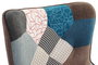 DKD Home Decor Set de 2 Sillones de Lino y Hevea