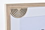 DKD Home Decor Marco de Fotos para Pared 20x25 cm, Marron Blanco, MDF y Cristal, 30 x 2 x 35.5 cm (Pack 12 Unidades)
