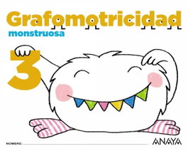 ANAYA, GRAFOMOTRICIDAD MONSTRUOSA 5 AÑOS - AA.VV.