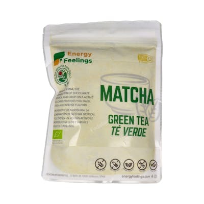 ENERGY FEELINGS Té Verde Matcha en Polvo Ecológico - 200g - Cultivado en Kagoshima, Japón - Producto Vegano ENERGY FEELINGS Té Verde Matcha en Polvo Ecológico - 200g - Cultivado en Kagoshima, Japón - Producto Vegano