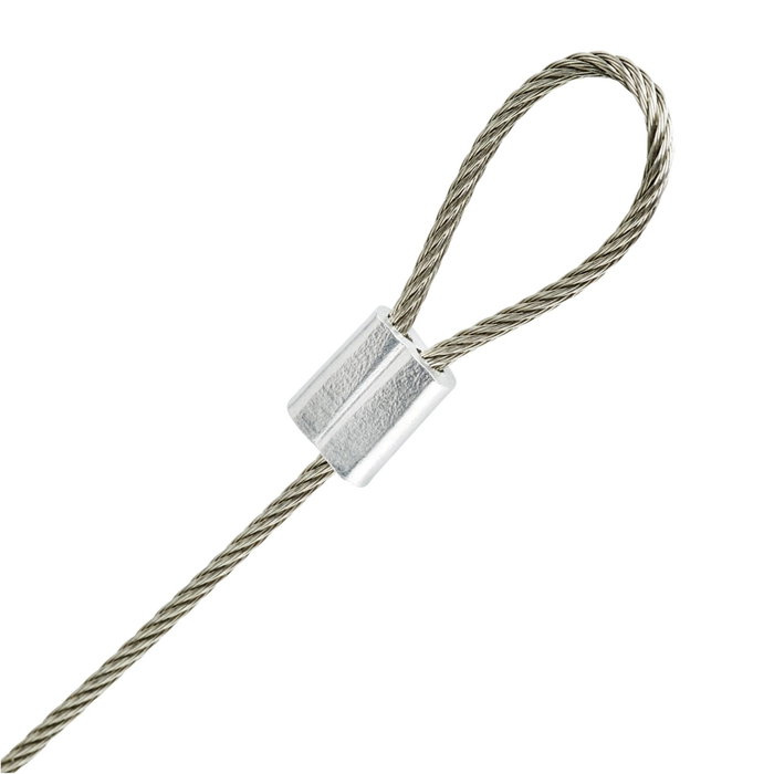 Mantona Set de Líneas de Seguridad en Acero Inoxidable 40cm + 100cm