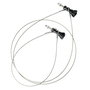 Mantona Set de Líneas de Seguridad en Acero Inoxidable 40cm + 100cm