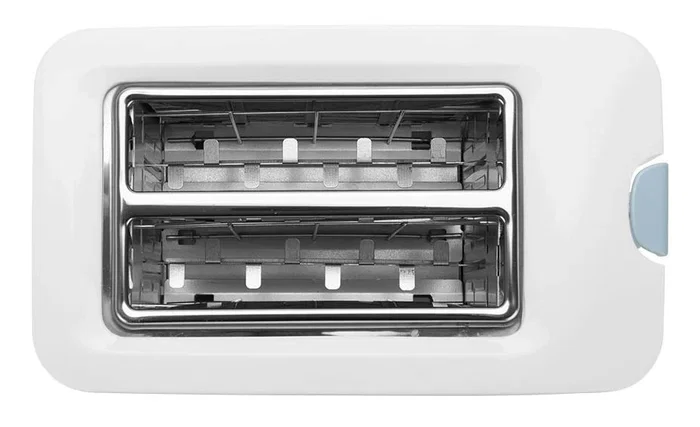 Orbegozo TO 3020 Tostadora de 2 Rebanadas, 750W, 7 Niveles de Tostado, Función Descongelar/Calentar, Parada Rápida, Bandeja Recogemigas - Color Blanco y Gris