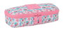 Estuche Escolar Moos Flores Multicolor 22 x 5 x 8 cm
