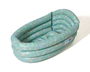 KioKids Bañera Hinchable Verde Salvia para Bebé +0 Meses 30 x 52 x 78 cm