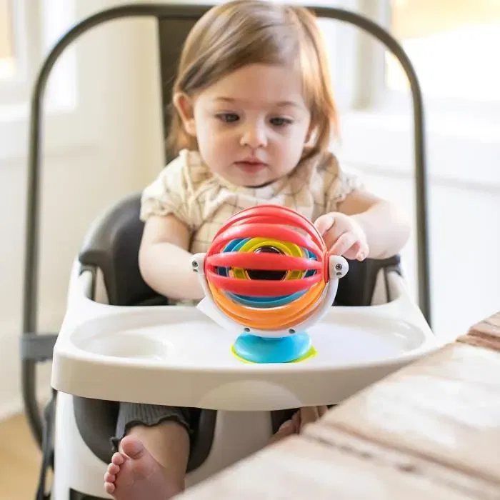 BABY EINSTEIN Ocean Baby Einstein Juguete Actividades Pegajoso Spinner con Rulos de Colores para Bebés desde 3 Meses - Negro, Unisex BABY EINSTEIN Ocean Baby Einstein Juguete Actividades Pegajoso Spinner con Rulos de Colores para Bebés desde 3 Meses - Negro, Unisex