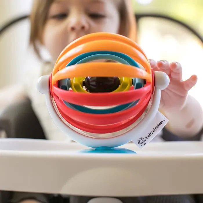 BABY EINSTEIN Ocean Baby Einstein Juguete Actividades Pegajoso Spinner con Rulos de Colores para Bebés desde 3 Meses - Negro, Unisex BABY EINSTEIN Ocean Baby Einstein Juguete Actividades Pegajoso Spinner con Rulos de Colores para Bebés desde 3 Meses - Negro, Unisex