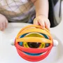 BABY EINSTEIN Ocean Baby Einstein Juguete Actividades Pegajoso Spinner con Rulos de Colores para Bebés desde 3 Meses - Negro, Unisex