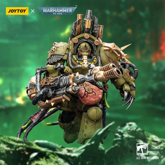 Joy Toy (CN) Warhammer 40,000 Death Guard Lord of Virulence con Power Fist y Twin Plague Spewer, 14 cm Joy Toy (CN) Warhammer 40,000 Death Guard Lord of Virulence con Power Fist y Twin Plague Spewer, 14 cm
