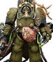 Joy Toy (CN) Warhammer 40,000 Death Guard Lord of Virulence con Power Fist y Twin Plague Spewer, 14 cm