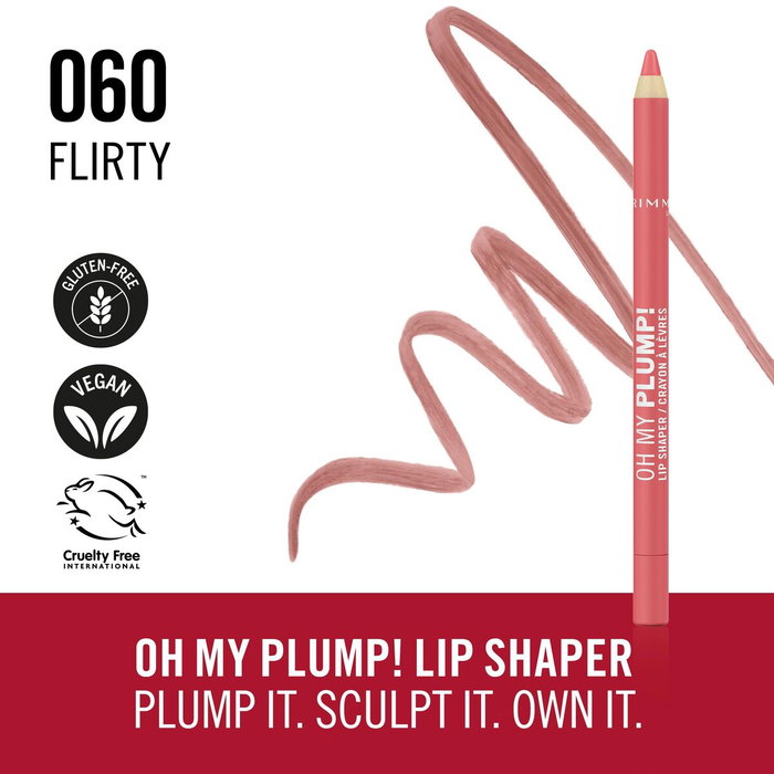 Rimmel London Oh My Plump! Perfilador de Labios 060-Flirty Rimmel London Oh My Plump! Perfilador de Labios 060-Flirty