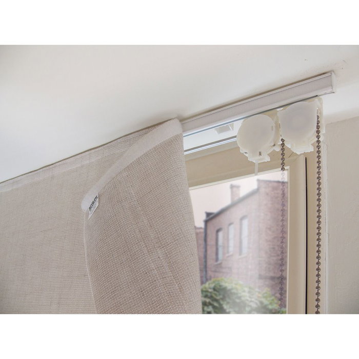 Velcro Cinta de Gancho y Bucle Adhesiva Blanca 20mm x 25m