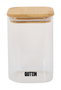 Quttin Tarro Boro Cuadrado con Bambú 1200ml (Pack de 12)