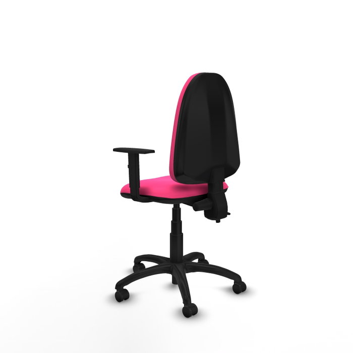 PIQUERAS Y CRESPO Silla de oficina Aýna Rosa con mecanismo de doble maneta