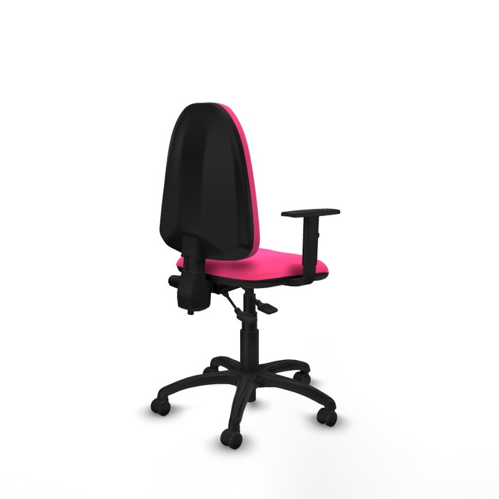 PIQUERAS Y CRESPO Silla de oficina Aýna Rosa con mecanismo de doble maneta