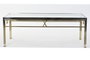 DKD Home Decor Mesa de Centro de Acero y Cristal Plateada