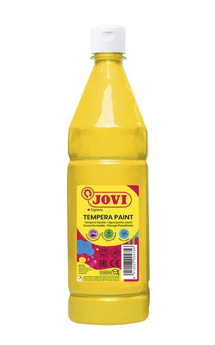Jovi Témpera Líquida Amarillo Botella 1000ml