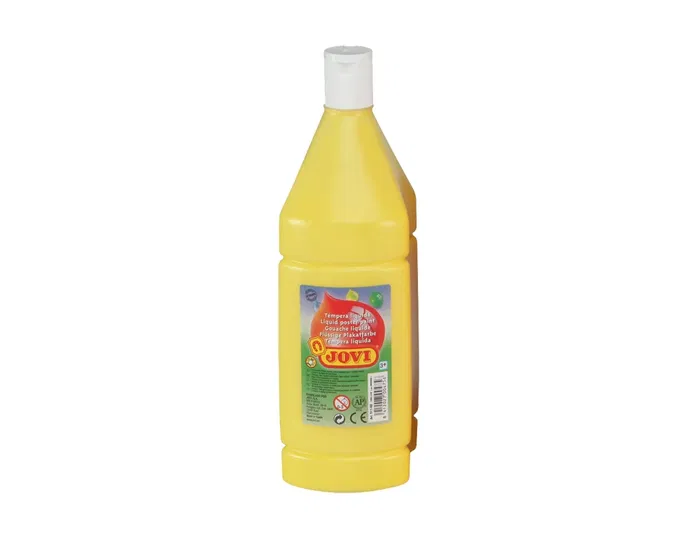 Jovi Témpera Líquida Paint Amarillo Base Agua Secado Rápido 1000ml