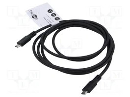 GOOBAY Cable USB 3.2 USB C a USB C 2m Negro