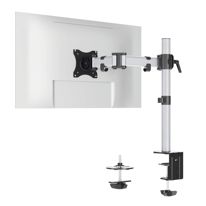 Durable Soporte y Brazo Articulado Select para 1 Monitor, Plata