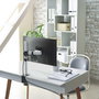 Durable Soporte y Brazo Articulado Select para 1 Monitor, Plata