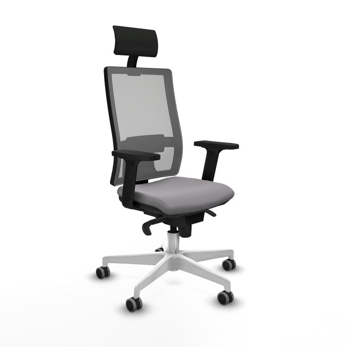 PIQUERAS Y CRESPO Silla de oficina Horna Gris con Mecanismo Sincro PIQUERAS Y CRESPO Silla de oficina Horna Gris con Mecanismo Sincro