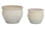 DKD Home Decor Set de 2 Macetas de Terracota Natural 25x25x25 cm