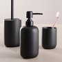 Day Juego De Baño 3 Piezas Negro Vaso Dispensador Jabón Escobilla WC