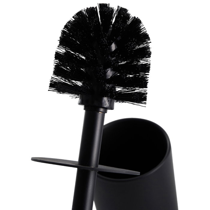 Day Juego De Baño 3 Piezas Negro Vaso Dispensador Jabón Escobilla WC