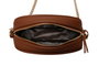 Lucky Bees 1298 Bolso Bandolera Tostado, Mujer, Elegante y Versátil, Polipiel, L 20 x A 7 x H 15 cm