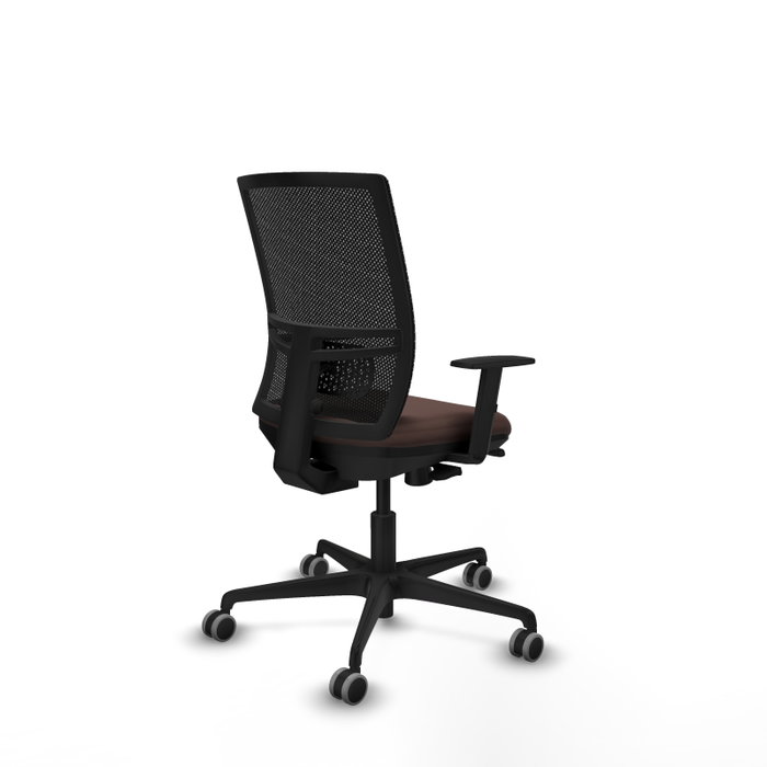 PIQUERAS Y CRESPO Silla de oficina Yunquera Marrón oscuro y Negro PIQUERAS Y CRESPO Silla de oficina Yunquera Marrón oscuro y Negro